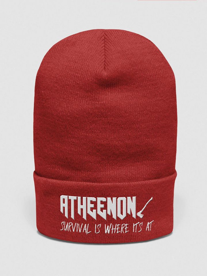 Atheenon Survival Is Where It's At Beanie product image (1)