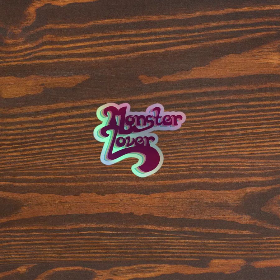 Monster Lover Holographic Sticker product image (5)