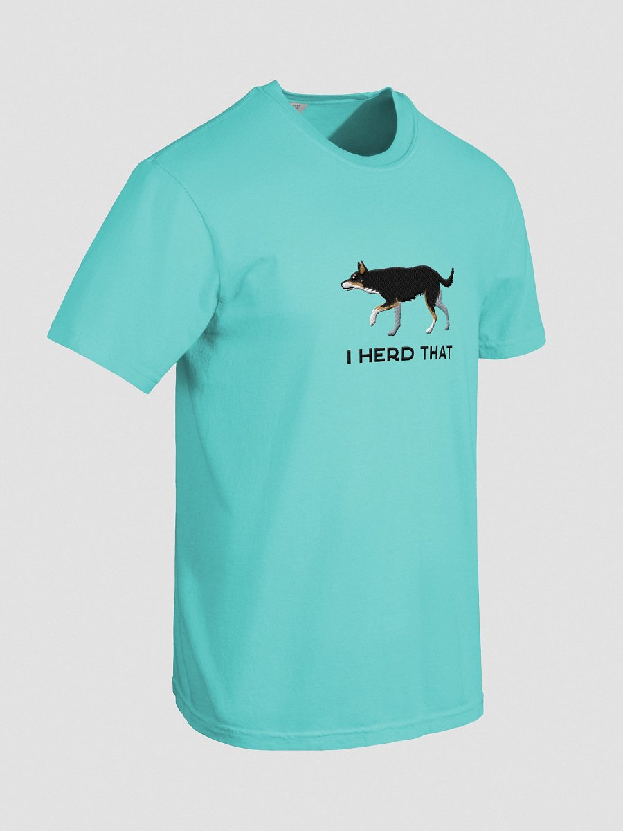 I Herd That T-Shirt(Embroidered) of an Australian Kelpie(Black Tricolor) product image (38)