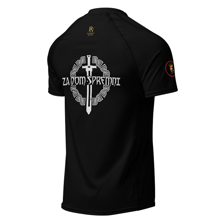 Winged Guardian Cross Men's Rash Guard THOMPSON product image (2)