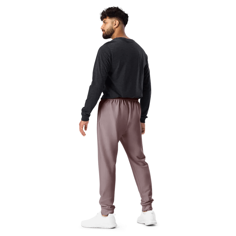 Plain Cool Purplish Brown Soft Summer Recycled Polyester Premium Men's Joggers by Treasure Pie product image (10)