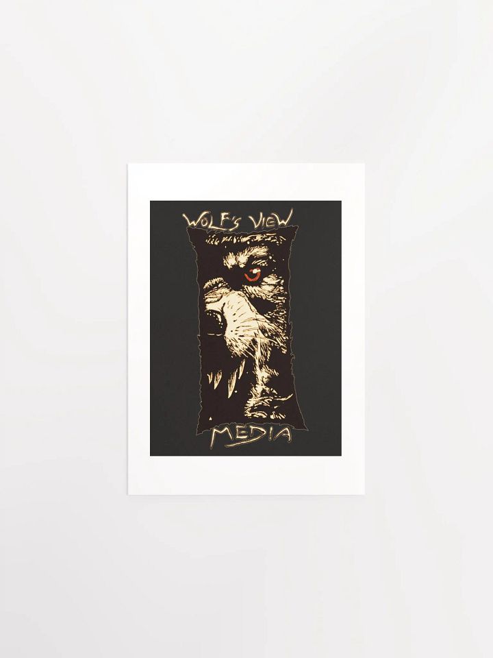 Snarling Wolf Logo- Print product image (2)