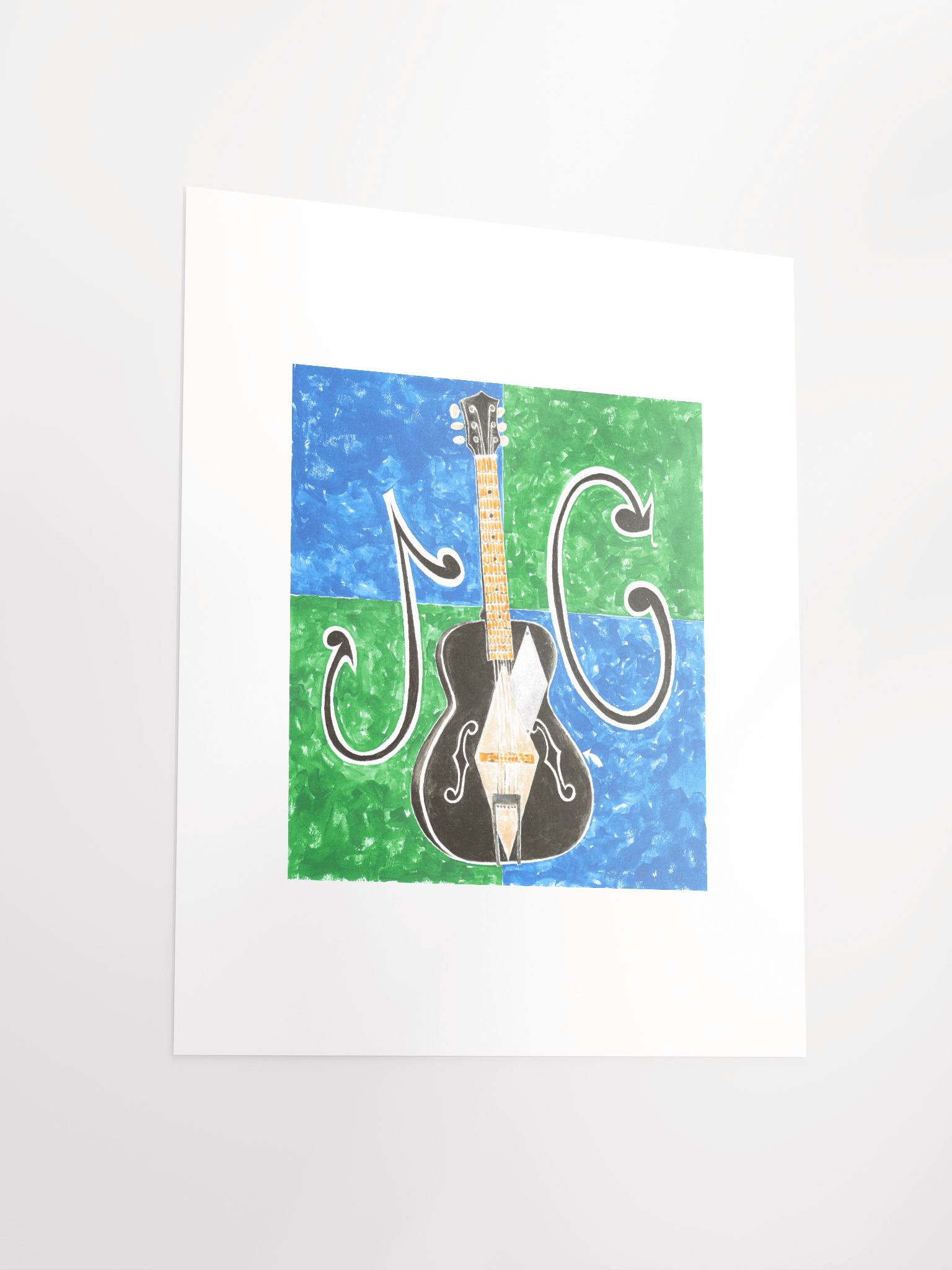 Guitar for Jonny & Cassie print product image (4)