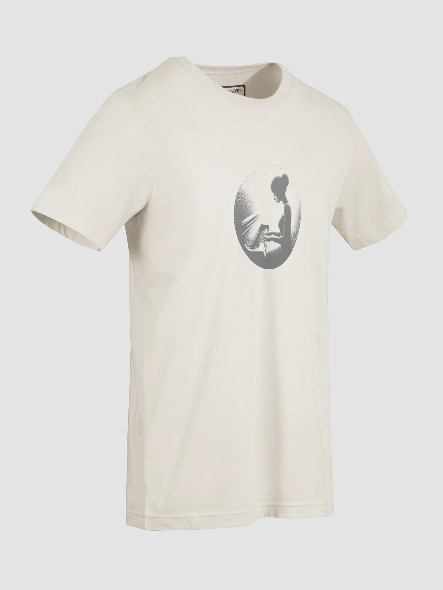 Piano Shadow Lady T-Shirt product image (9)