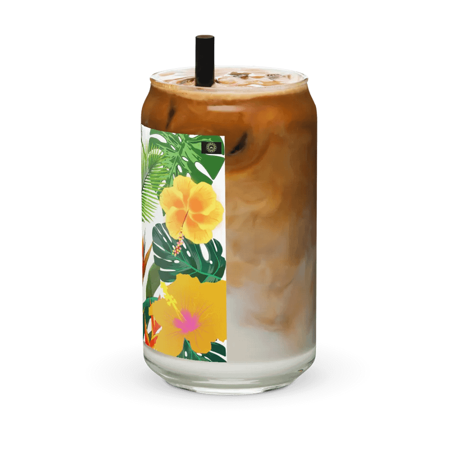 Tropical Paradise Can-Shaped Glass product image (42)