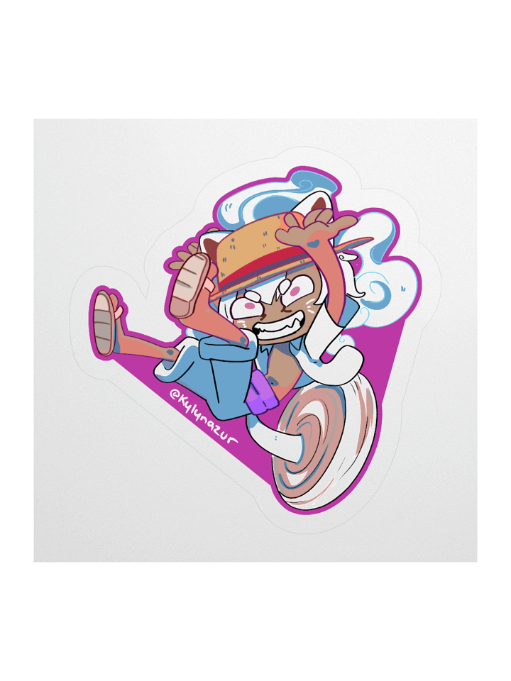 Pluffy D. Monkey Sticker product image (2)