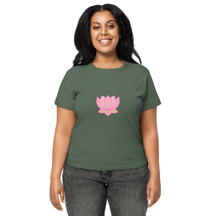 Lotus Bloom Gold Pattern Women's Tee product image (1)