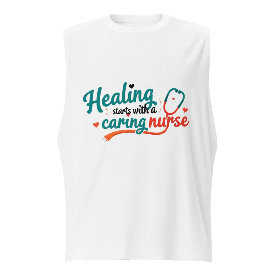 Caring Nurse Heart Muscle Tank product image (1)