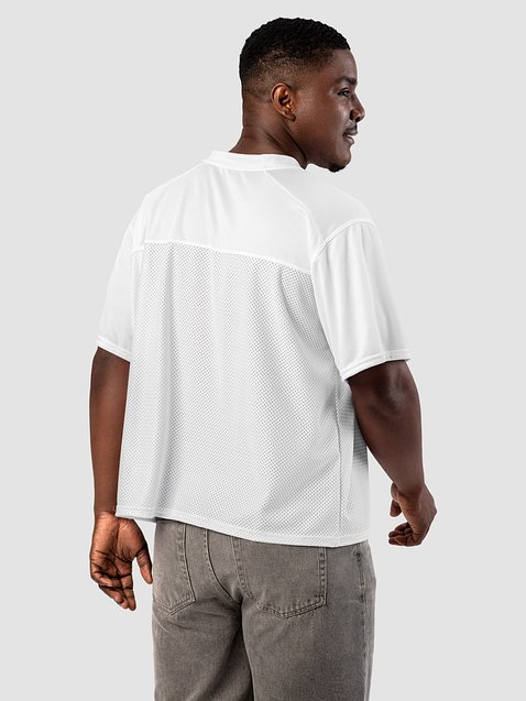 Photo showing All-Over Print Boxy Football Jersey