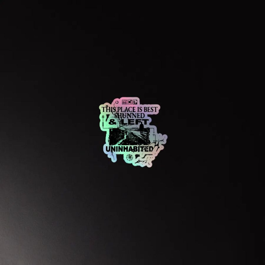 SHUNNED AND UNINHABITED (sticker) product image (4)