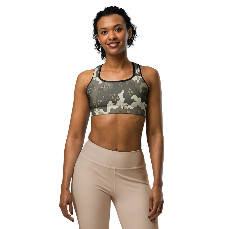 Camouflage Chic Sports Bra product image (3)