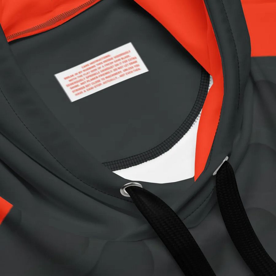 LRN2DIY Red & Grey Hoodie product image (10)
