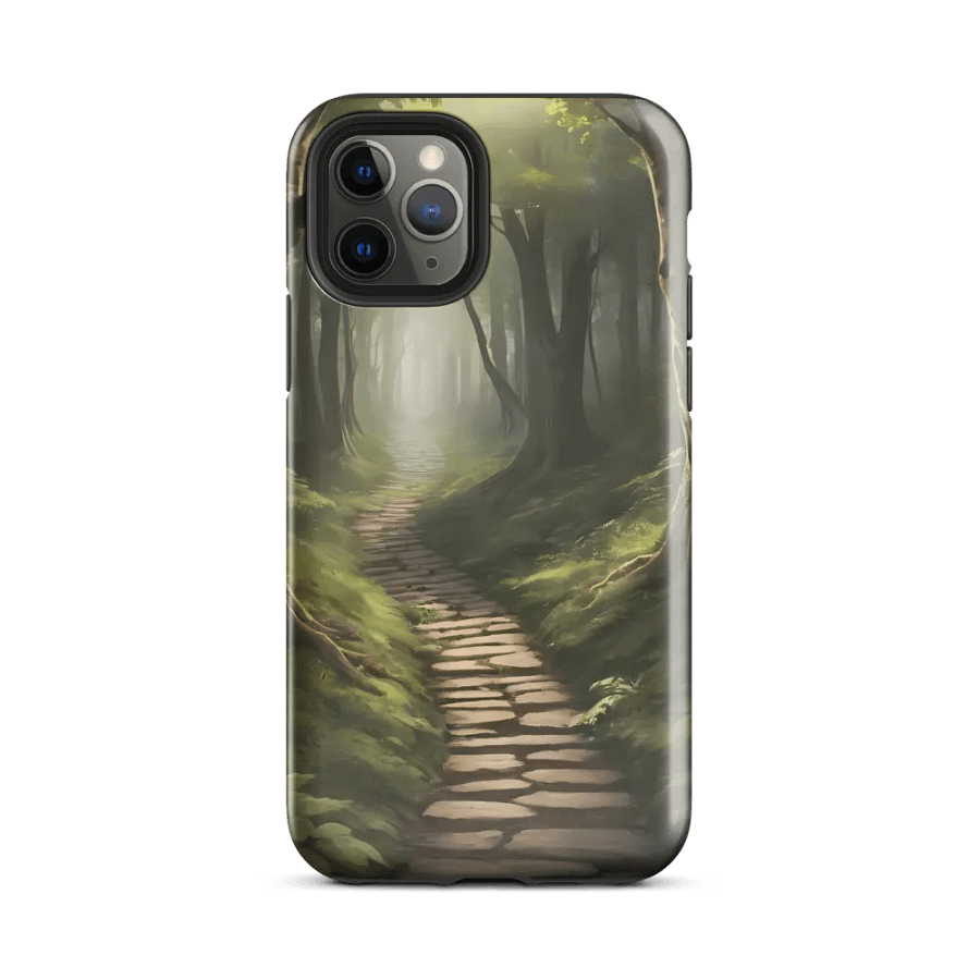 Woodland Stepping Stone Path iPhone Case product image (27)