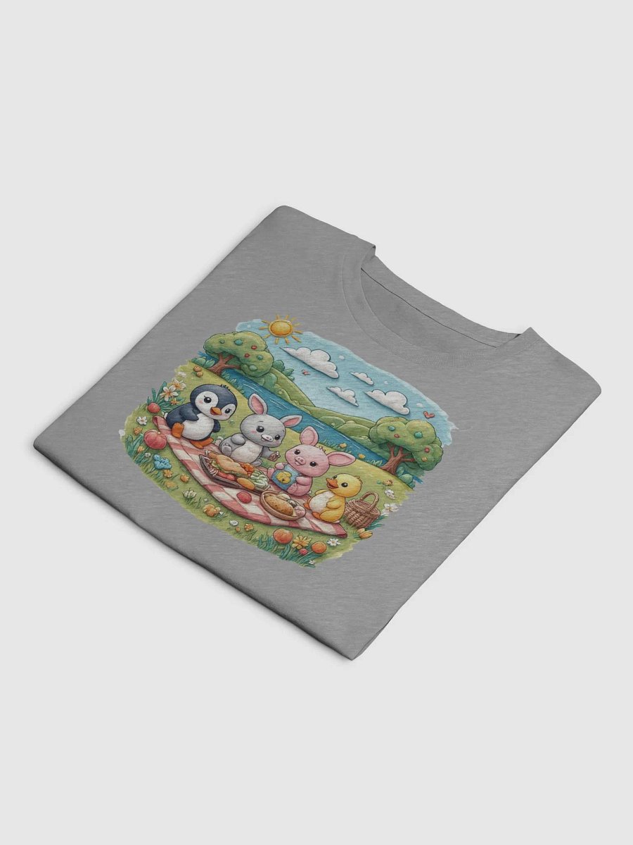 Baby Animal Picnic Pals Illustrated Crop Top product image (28)