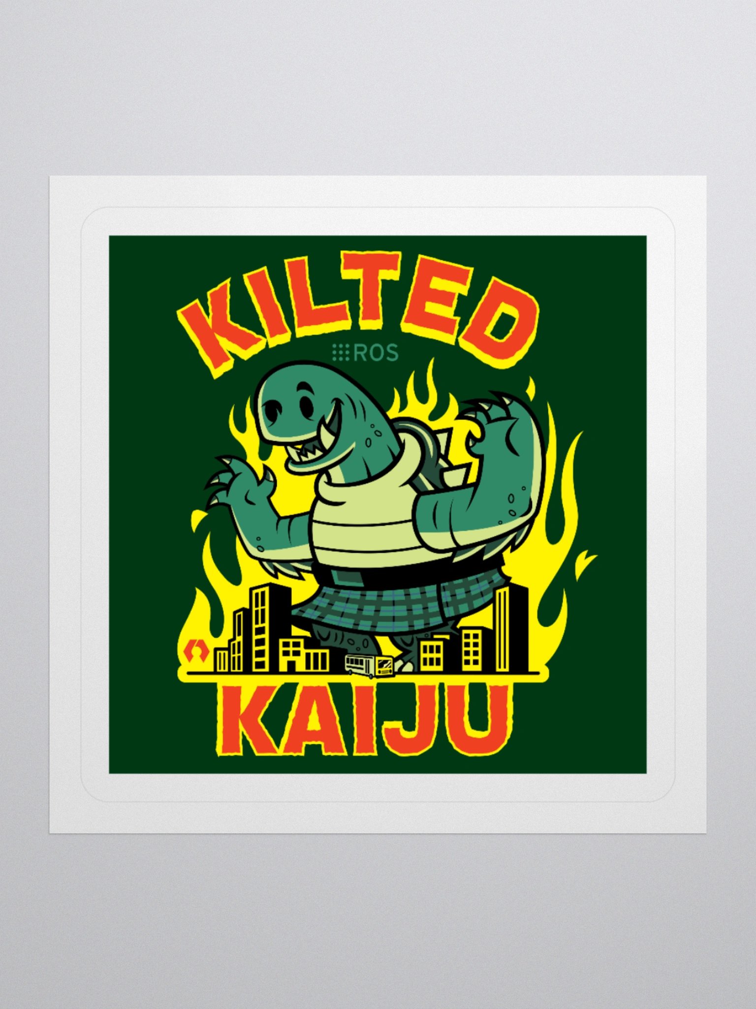 Kilted Kaiju sticker product image (1)