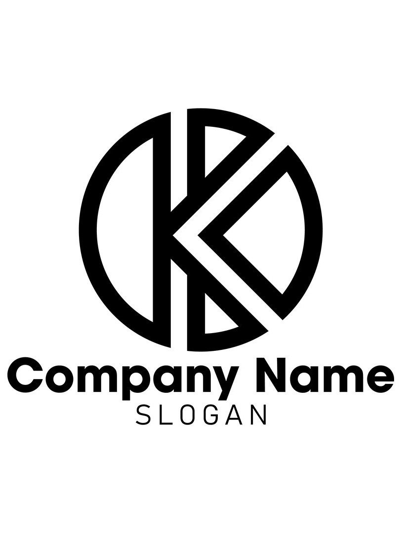 Modern Minimalist K Letter Logo Design product image (2)