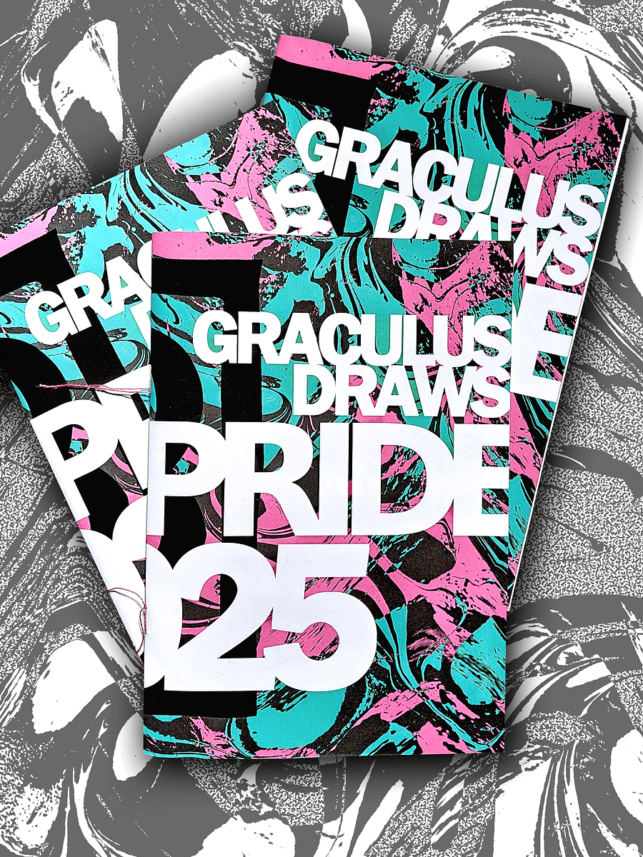 GRACULUS DRAWS PRIDE 2025 Zine product image (1)