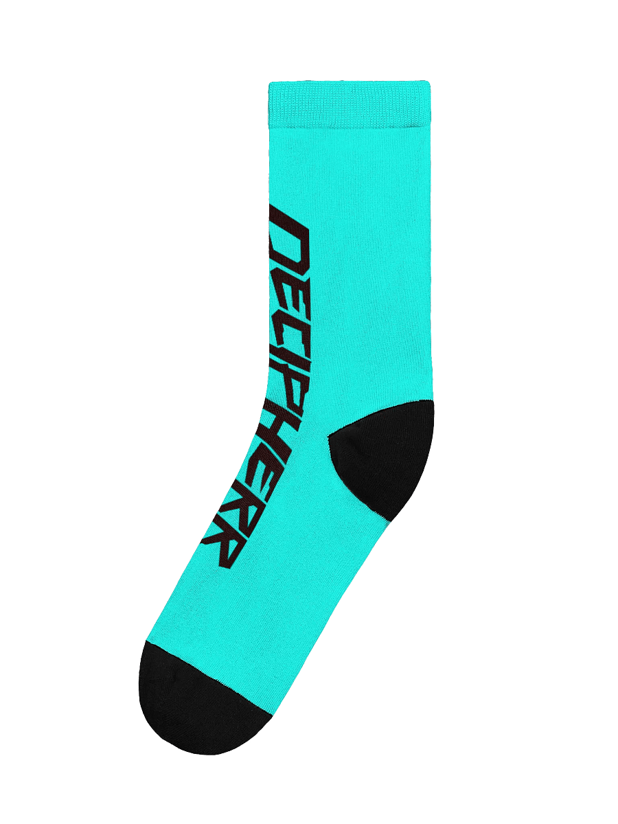 Decipherr Teal Socks product image (3)