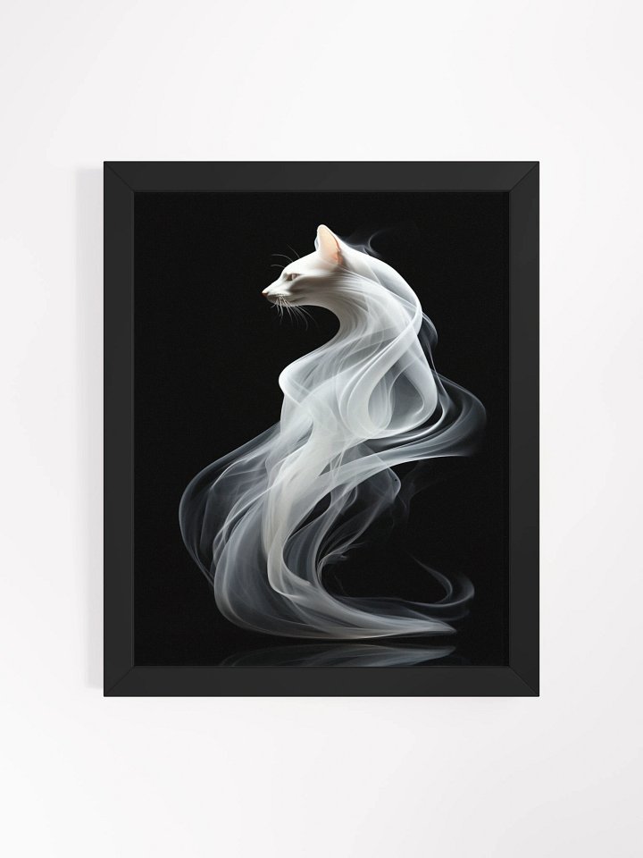 Phantom Purr Framed Matte Wall Art Canvas product image (2)