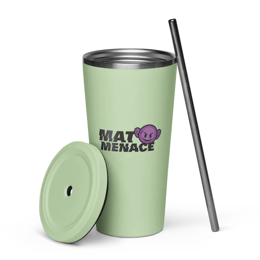 Stainless Steel Tumbler with Straw product image (90)