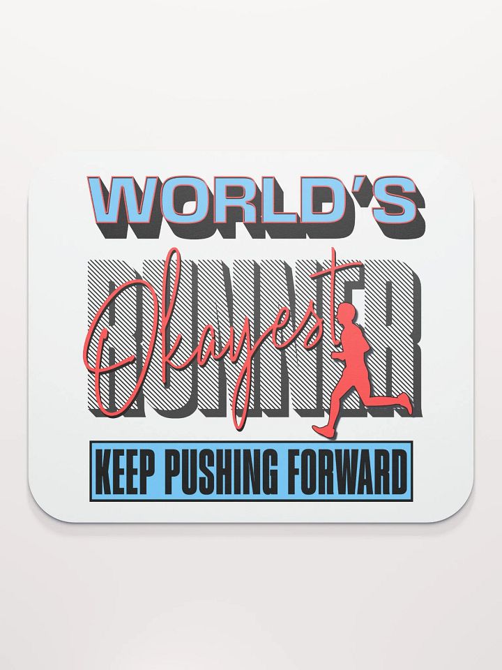 Worlds Okayest Runner Mouse Pad product image (2)