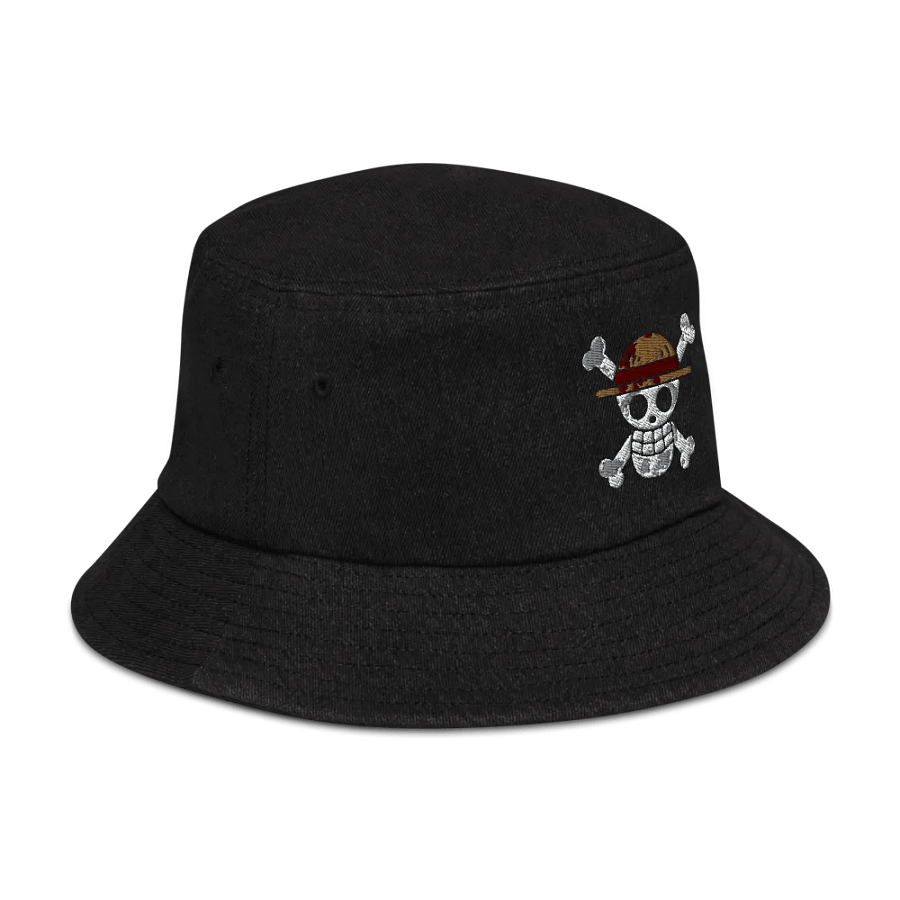Quirky Skull Denim Bucket Hat product image (3)