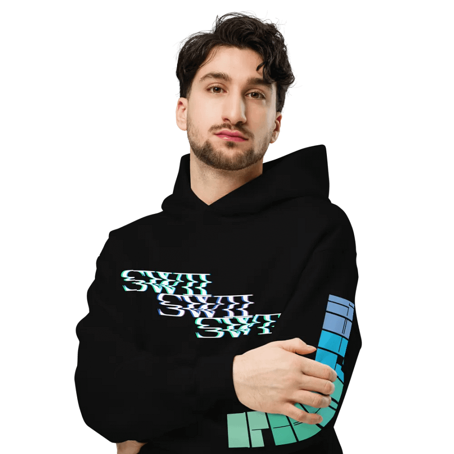 Cyber Swult Hoodie Blue product image (7)