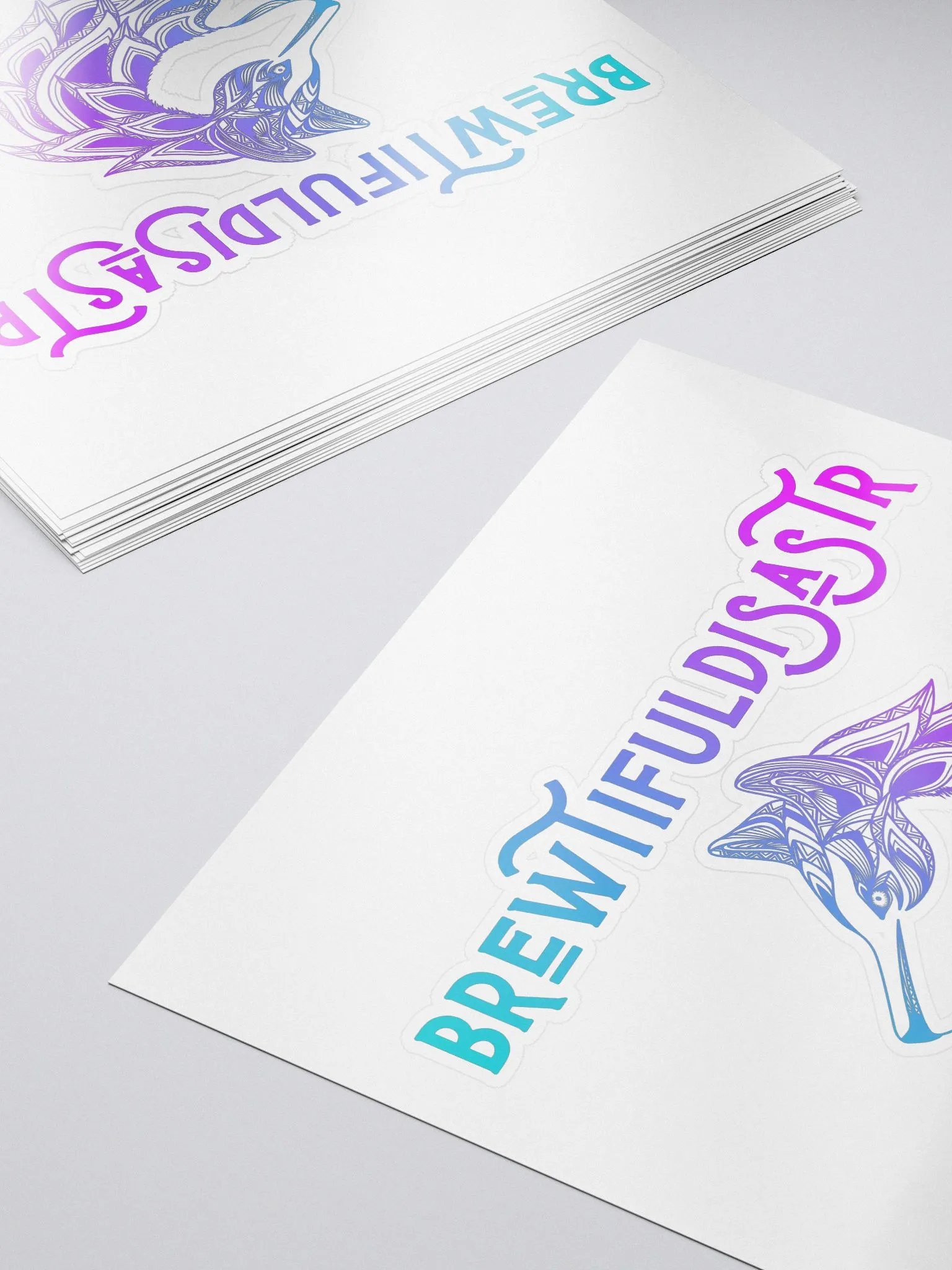 BrewtifulDisastr Logo Sticker product image (5)
