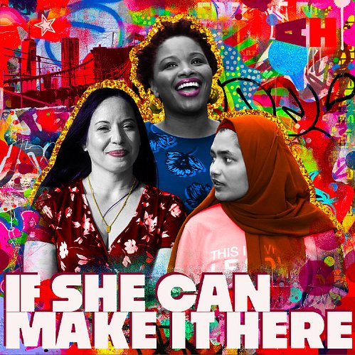 💥So hyped to share my latest cover art collabs for @amplifyher_nyc’s new podcast series “If She Can Make It Here” 🎧✨This seri...
