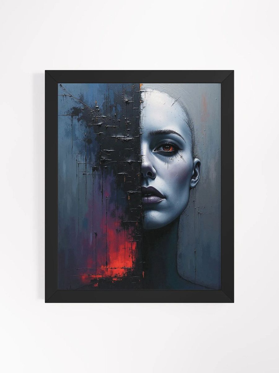 Surreal Split Portrait Framed Print product image (9)