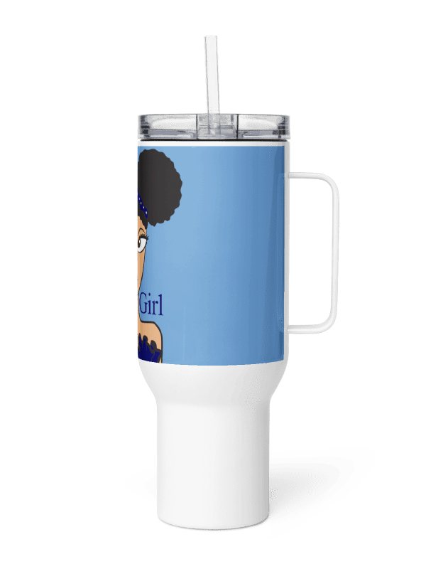 Beautiful Brown Girl Vanilla Travel Mug product image (8)