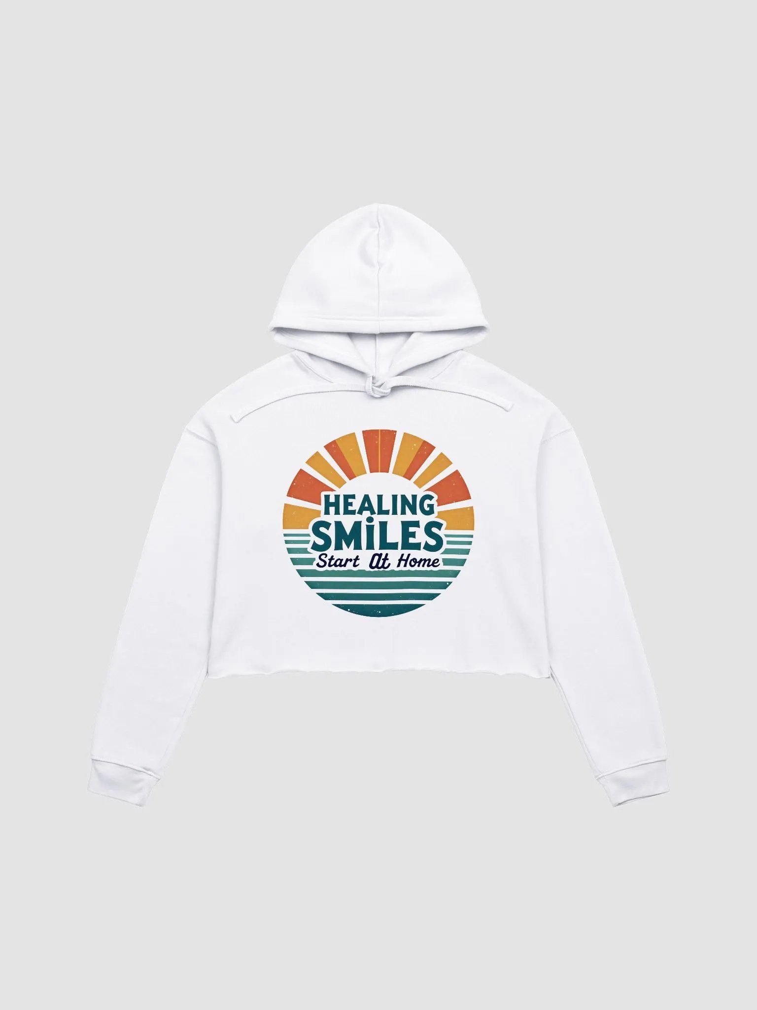 Healing Sunburst Crop Hoodie product image (1)