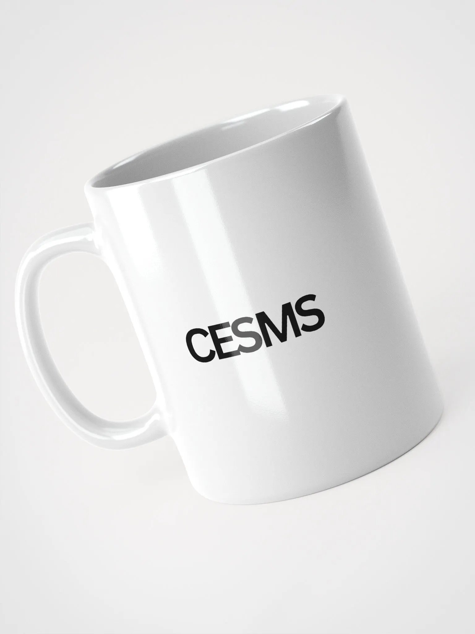 CESMS White Glossy Mug product image (2)