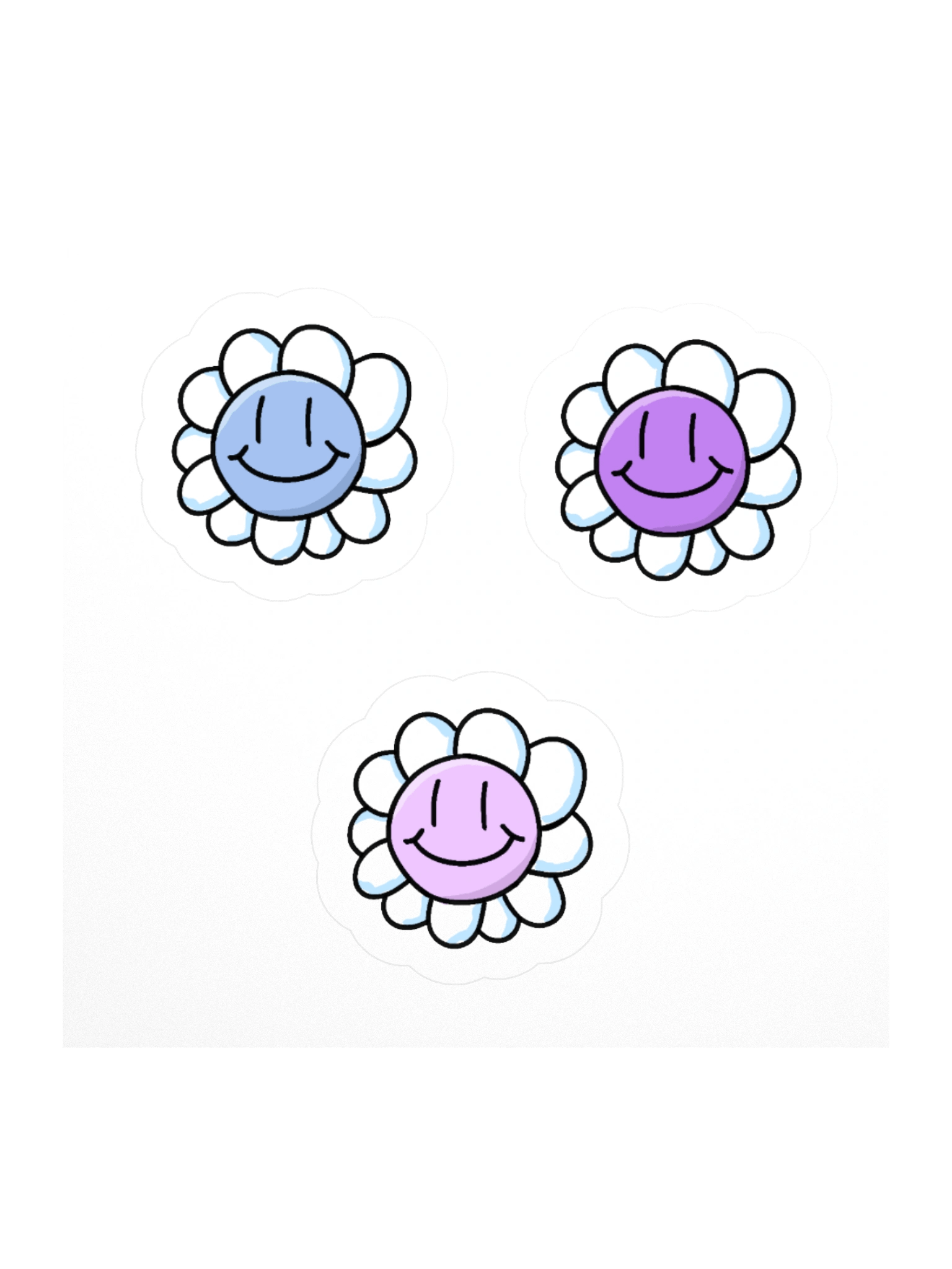 smiling flower stickers 2 product image (1)