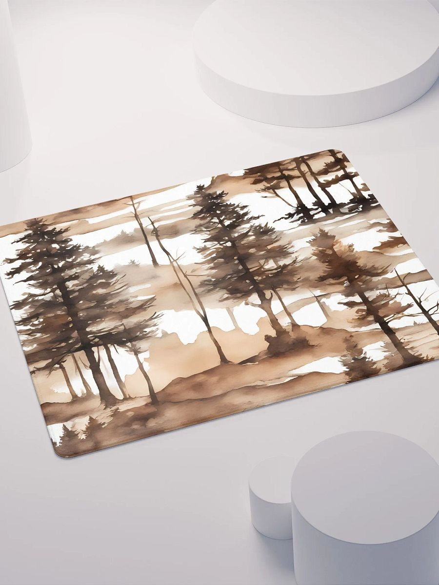Sepia Pine Trees All over the Place, Gaming Mouse Pad, 2 Sizes product image (4)