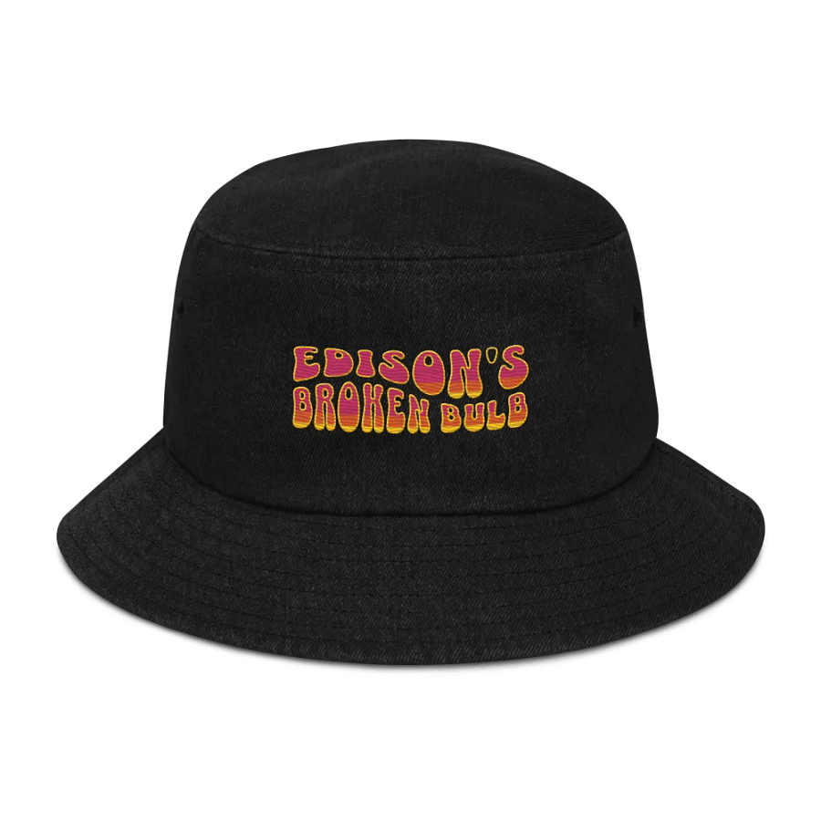 Edison's broken bulb (Denim Bucket Hat) product image (1)