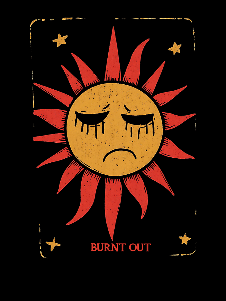 Burnt Out Sun Tarot Card Unisex T-Shirt product image (1)