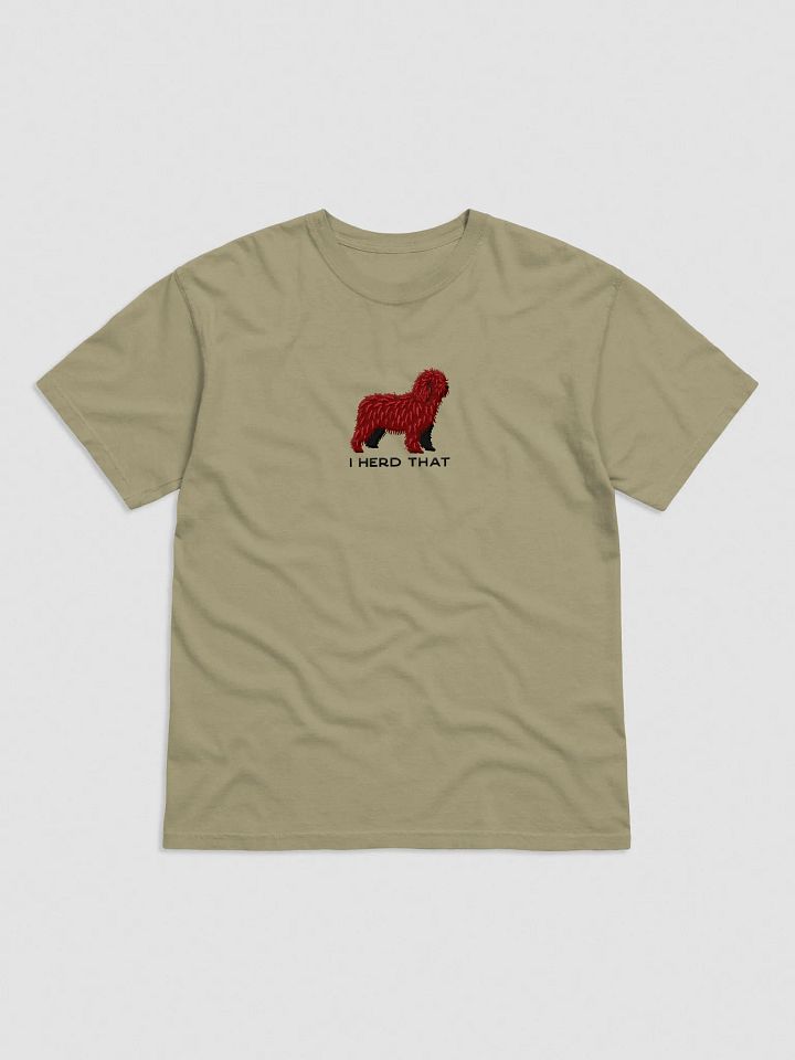 I Herd That T-Shirt(Embroidered) of a Spanish Water Dog(Chocolate) product image (9)