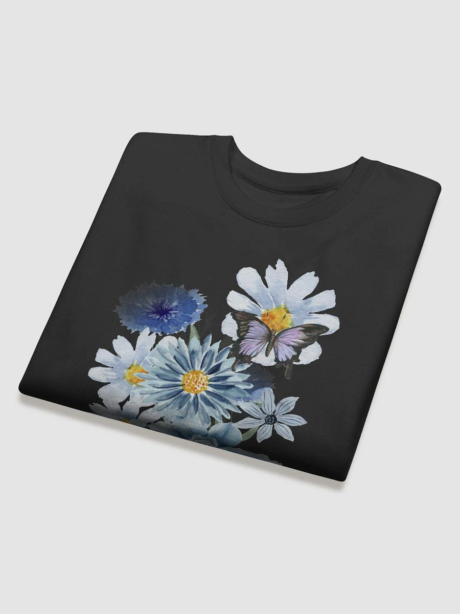 Blue Floral Symphony Sweatshirt product image (4)