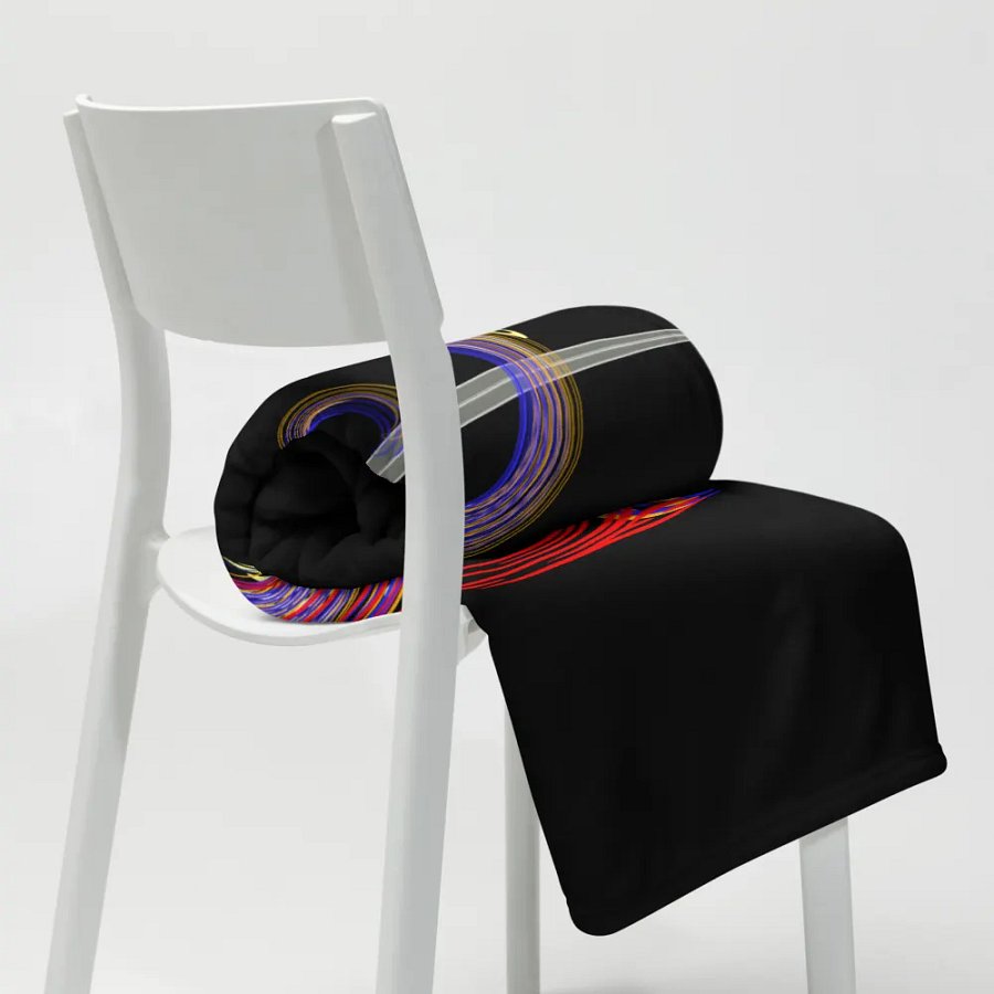 Warrior - Black - Throw Blanket product image (8)