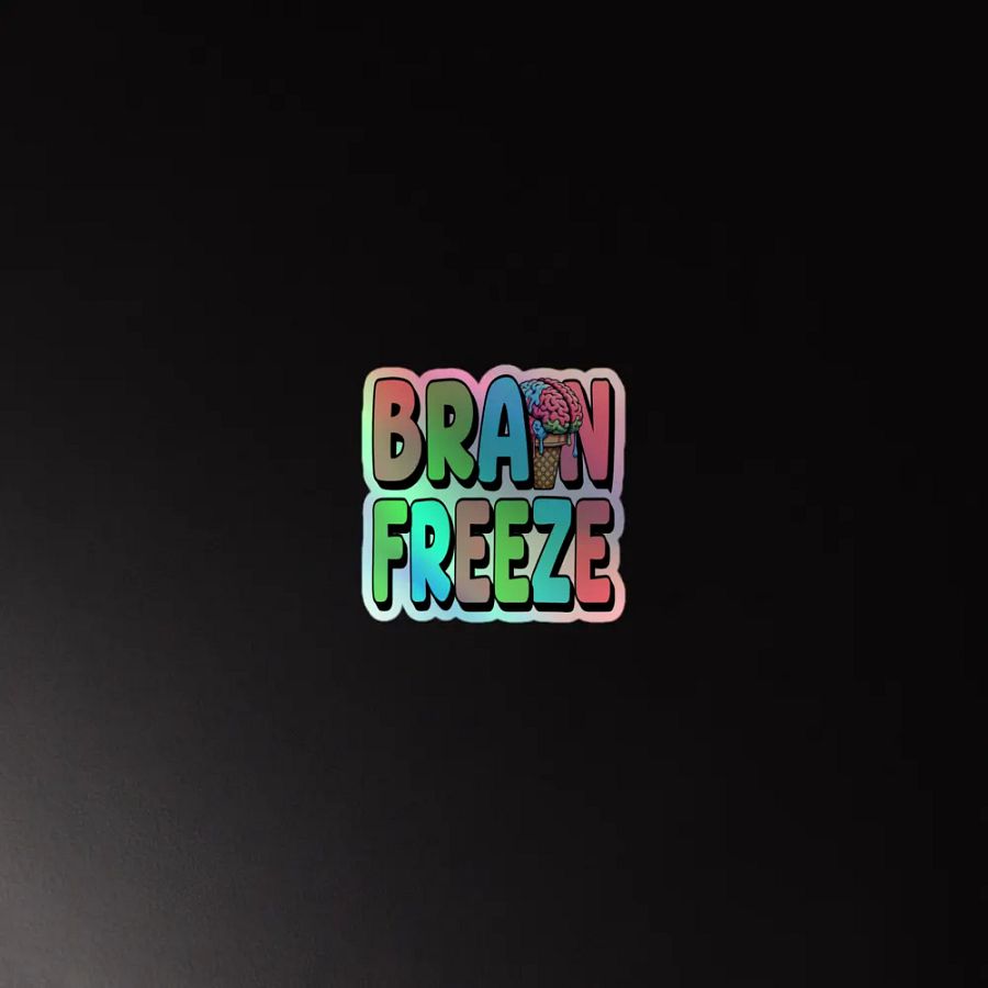 Brain Freeze Holographic Sticker Set product image (2)