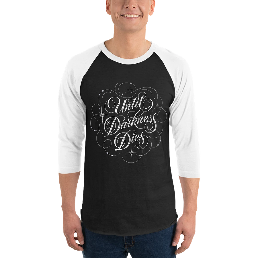 Until Darkness Dies (swirls design) Fine Jersey Raglan Tee product image (4)