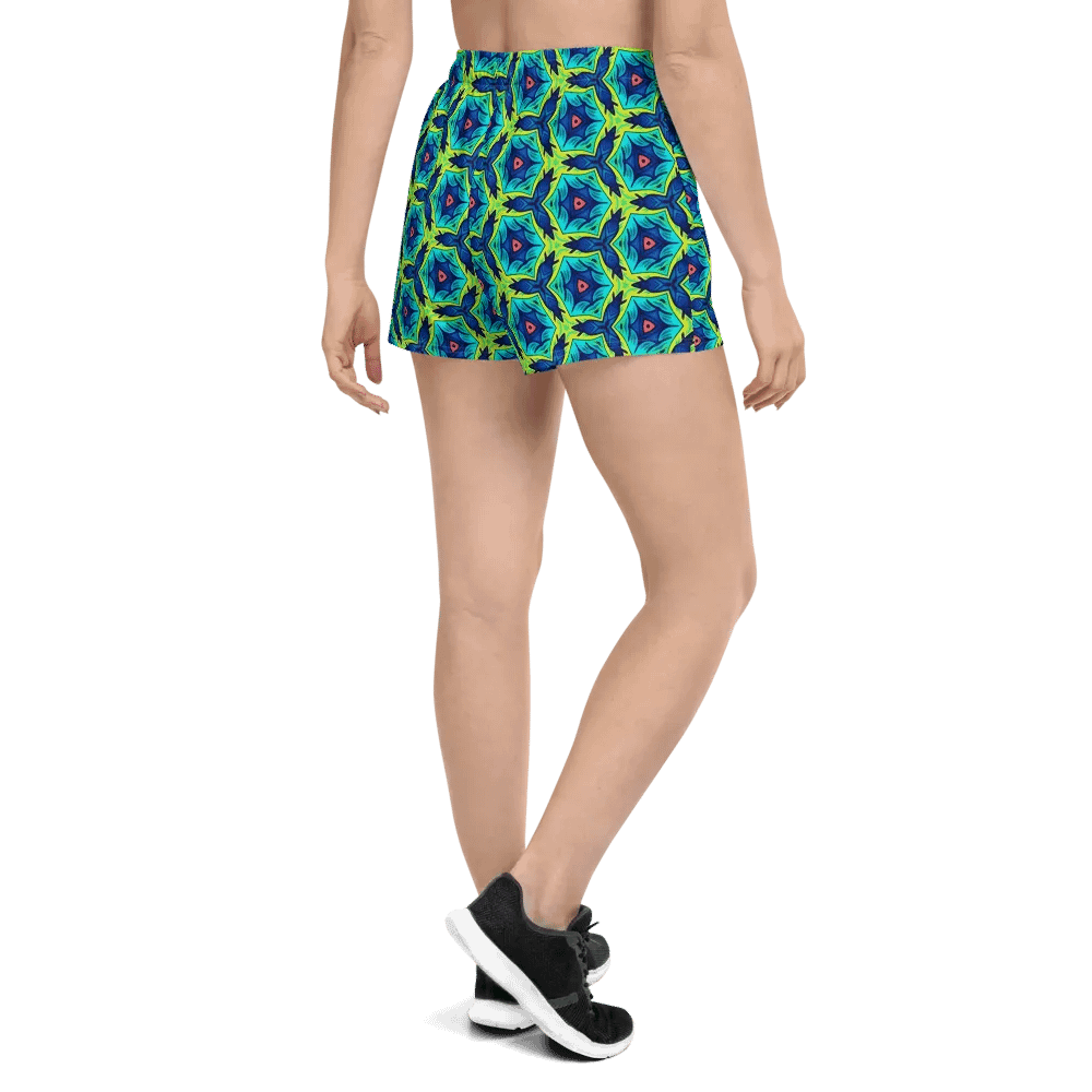 Kaleidoscopic Hex Women Athletic Shorts/Sleep Wear product image (5)