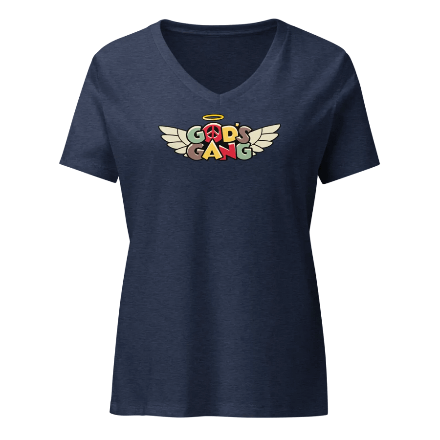 God's Gang | Women's Relaxed V-Neck T-Shirt product image (25)
