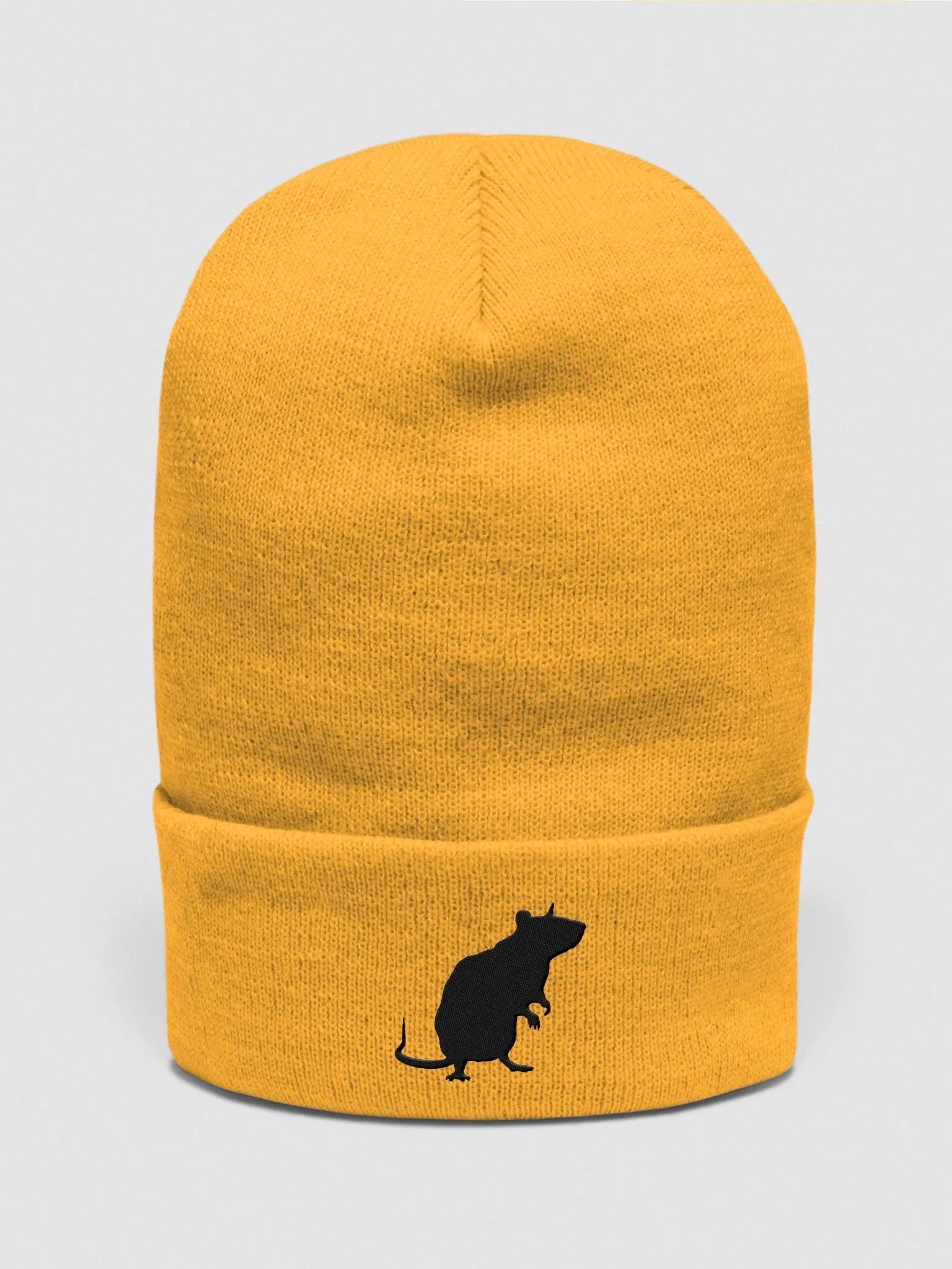 rat, yellow beanie product image (4)
