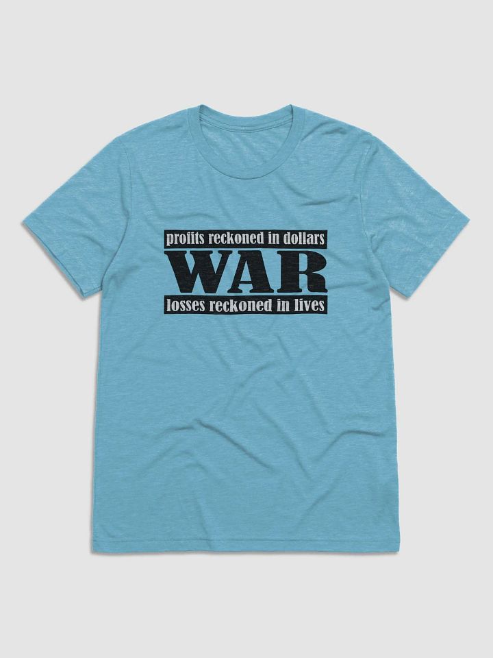 The Cost Of War - Bella+Canvas Triblend Short Sleeve T-Shirt product image (2)