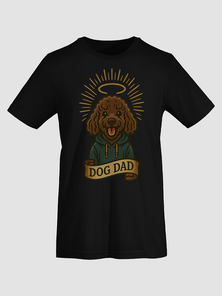 Dog Dad T-Shirt – Funny Poodle Halo Design for Proud Pet Dads – Cute Dog Lover Gift Tee for Men, Fur Baby Fathers & Canine Companions product image (7)