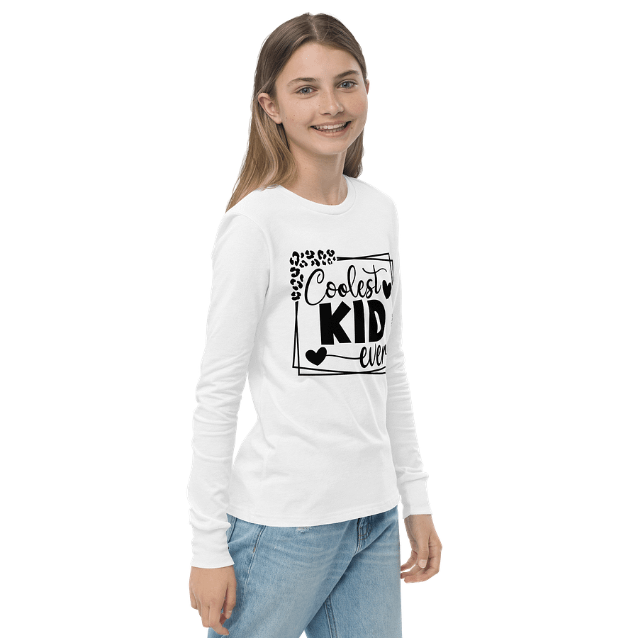 'Coolest Kid Ever' Youth Long Sleeve Tee product image (16)