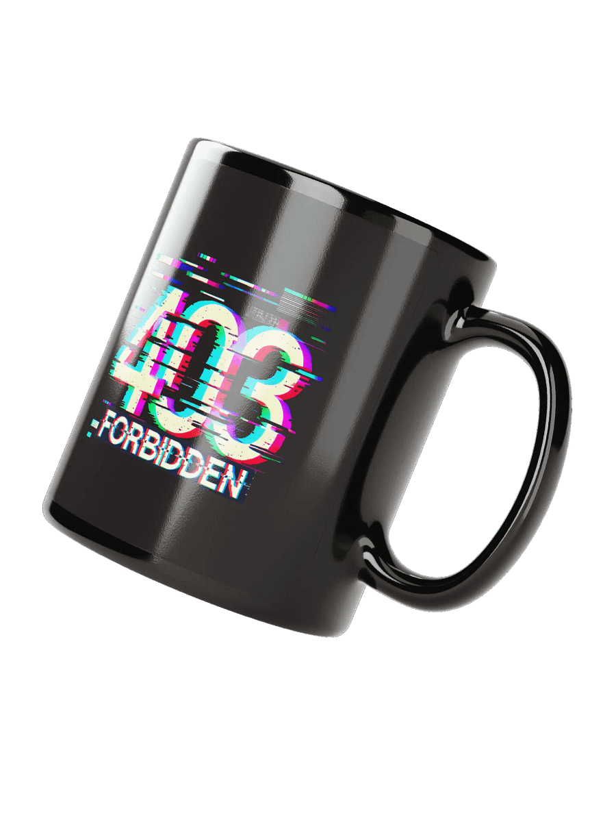 403 Error Code Forbidden Black Mug product image (5)