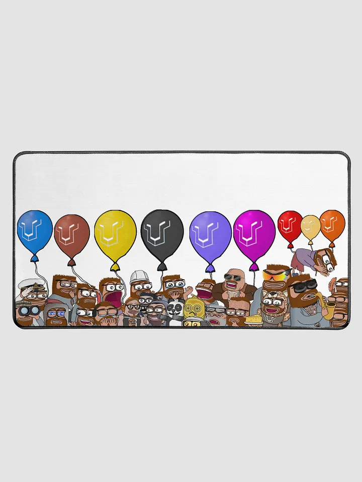 Leopard balloons desk mat product image (1)